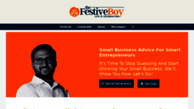 What Thefestiveboy.com website looked like in 2022 (2 years ago)