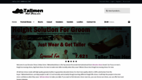 What Tallmenheelshoes.com website looked like in 2022 (2 years ago)