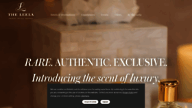 What Theleela.com website looked like in 2022 (2 years ago)