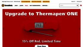What Thermoworks.com website looked like in 2022 (2 years ago)