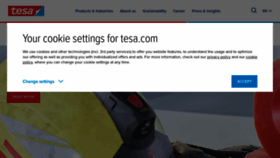 What Tesa.com website looked like in 2022 (2 years ago)