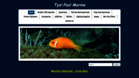 What Tydpoolmarine.com website looked like in 2022 (2 years ago)