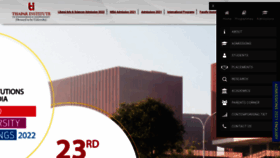 What Thapar.edu website looked like in 2022 (2 years ago)