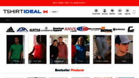 What Tshirtideal.ca website looked like in 2022 (2 years ago)