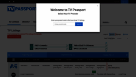 What Tvpassport.com website looked like in 2022 (2 years ago)