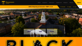 What Tntech.edu website looked like in 2022 (2 years ago)