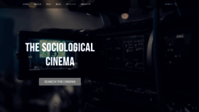 What Thesociologicalcinema.com website looked like in 2022 (2 years ago)