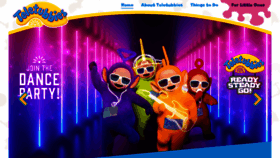 What Teletubbies.com website looked like in 2022 (2 years ago)