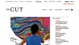 What Thecut.com website looked like in 2022 (2 years ago)