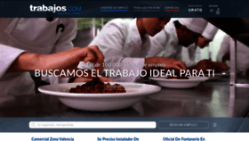 What Trabajos.com website looked like in 2022 (2 years ago)