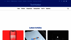 What Techyorker.com website looked like in 2022 (2 years ago)