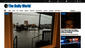 What Thedailyworld.com website looked like in 2022 (2 years ago)