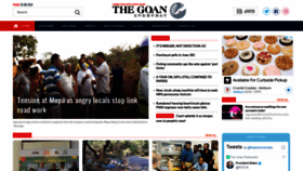 What Thegoan.net website looked like in 2022 (2 years ago)