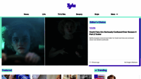 What Tyla.com website looked like in 2022 (3 years ago)