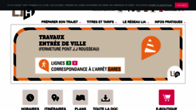 What Transports-lia.fr website looked like in 2022 (2 years ago)