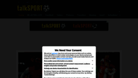 What Talksport.com website looked like in 2022 (2 years ago)