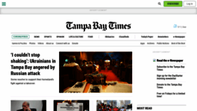 What Tampabay.com website looked like in 2022 (2 years ago)