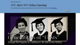 What Tcu.edu website looked like in 2022 (2 years ago)