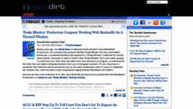 What Techdirt.com website looked like in 2022 (2 years ago)
