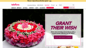 What Teleflora.com website looked like in 2022 (2 years ago)