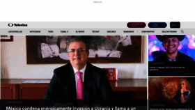 What Televisa.com website looked like in 2022 (2 years ago)