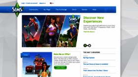 What Thesims3.com website looked like in 2022 (2 years ago)