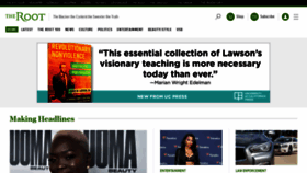 What Theroot.com website looked like in 2022 (2 years ago)