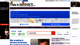 What Thisismoney.co.uk website looked like in 2022 (2 years ago)