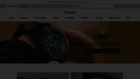 What Timex.com website looked like in 2022 (2 years ago)