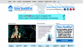 What Tinybuddha.com website looked like in 2022 (2 years ago)