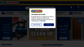 What Toolstation.com website looked like in 2022 (3 years ago)