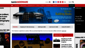 What Tomshardware.com website looked like in 2022 (2 years ago)