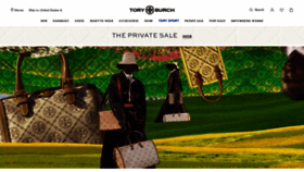 What Toryburch.com website looked like in 2022 (2 years ago)