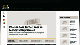 What Tribalfootball.com website looked like in 2022 (2 years ago)