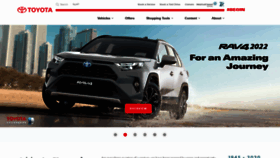 What Toyota.com.sa website looked like in 2022 (3 years ago)