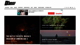 What Thedebrief.org website looked like in 2022 (3 years ago)