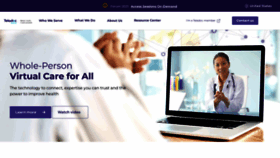 What Teladochealth.com website looked like in 2022 (2 years ago)