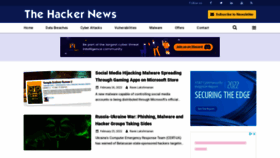 What Thehackernews.com website looked like in 2022 (2 years ago)