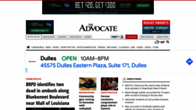 What Theadvocate.com website looked like in 2022 (2 years ago)