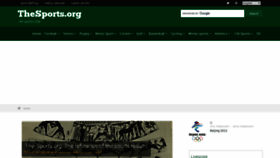 What The-sports.org website looked like in 2022 (2 years ago)