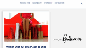 What Thebudgetfashionista.com website looked like in 2022 (2 years ago)
