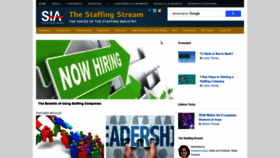 What Thestaffingstream.com website looked like in 2022 (2 years ago)
