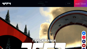 What Trackmania.com website looked like in 2022 (2 years ago)