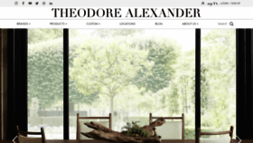 What Theodorealexander.com website looked like in 2022 (2 years ago)