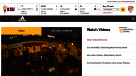 What Thesundevils.com website looked like in 2022 (2 years ago)