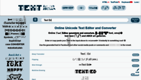 What Texteditor.com website looked like in 2022 (2 years ago)