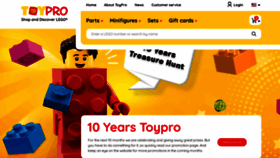 What Toypro.com website looked like in 2022 (2 years ago)