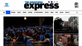 What Theannapurnaexpress.com website looked like in 2022 (2 years ago)