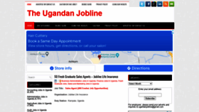 What Theugandanjobline.com website looked like in 2022 (2 years ago)