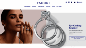 What Tacori.com website looked like in 2022 (2 years ago)